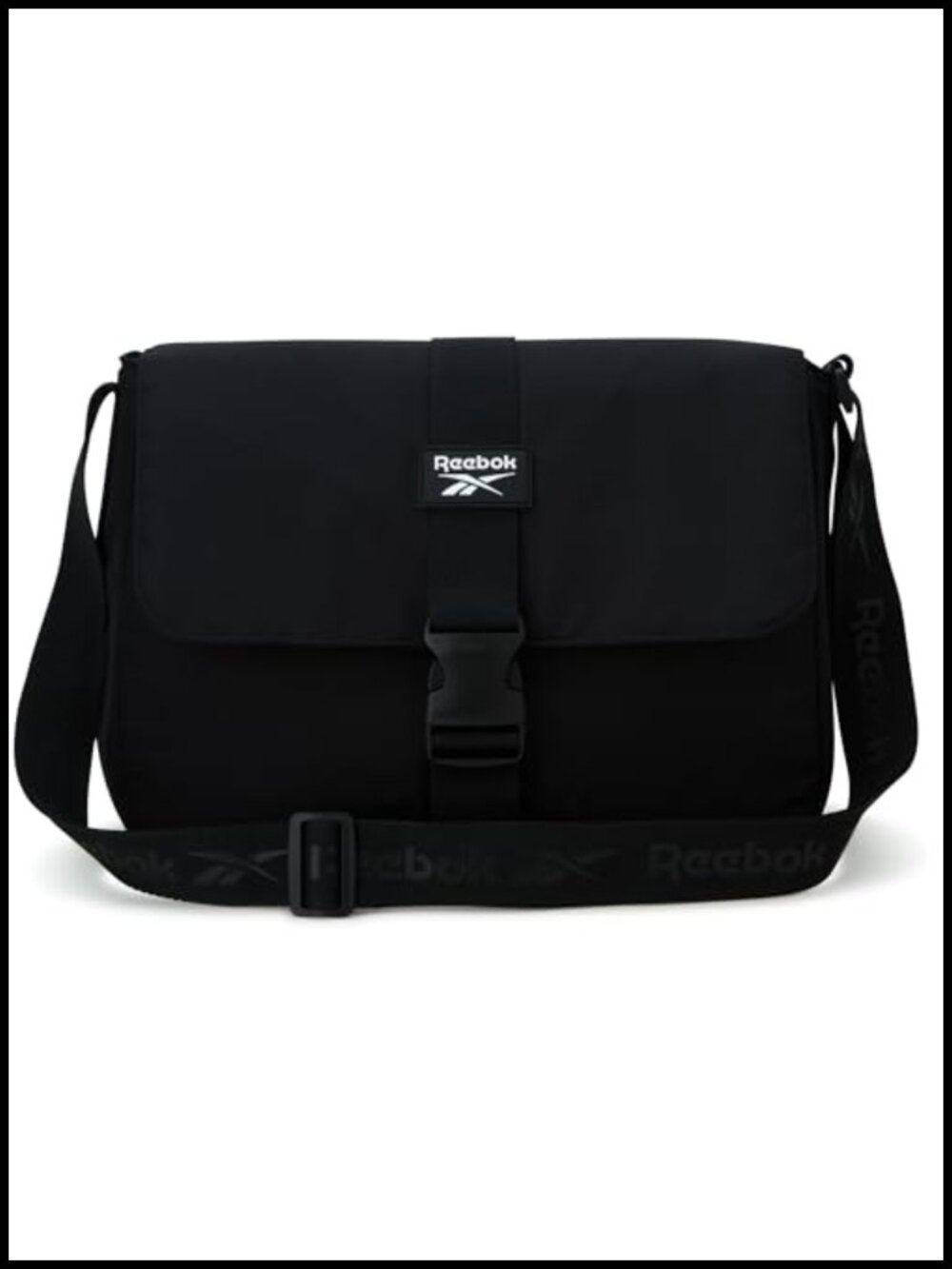 Reebok Small Nylon Crossbody Bag Lightweight Adjustable Strap Purse